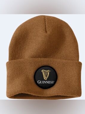Carhartt beanie limited-edition collection Guinness Brown Knit Beanie Logo Patch